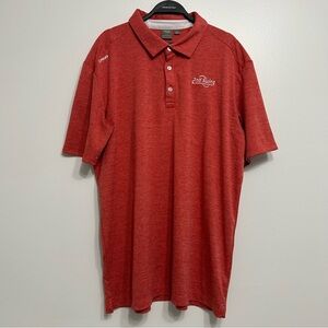 Ping Men’s Red Golf Polo Sz Large